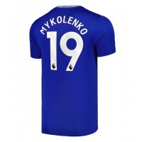 Camisa de Futebol Everton Vitaliy Mykolenko #19 Equipamento Principal 2024-25 Manga Curta